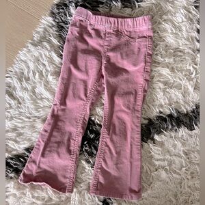 Pink corduroy jegging